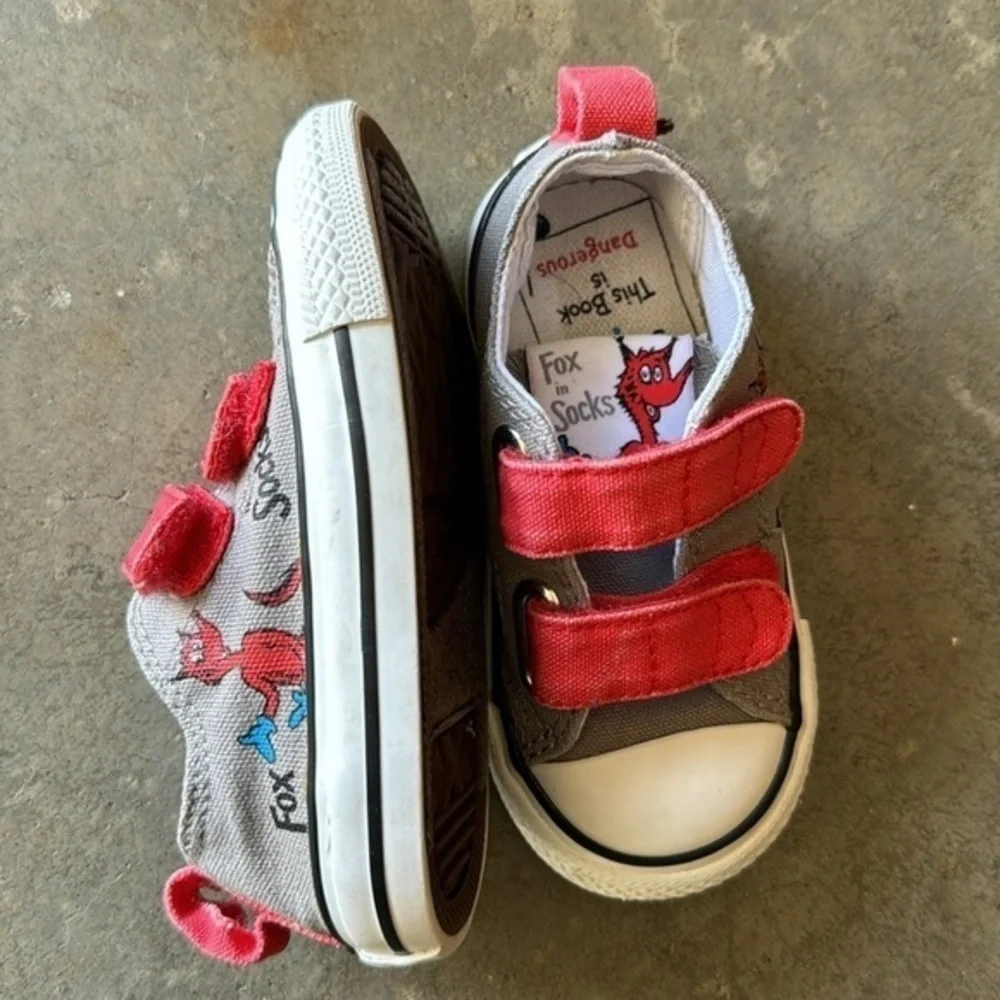 Dr Seuss Converse Kids Low All Star Chuck Taylor